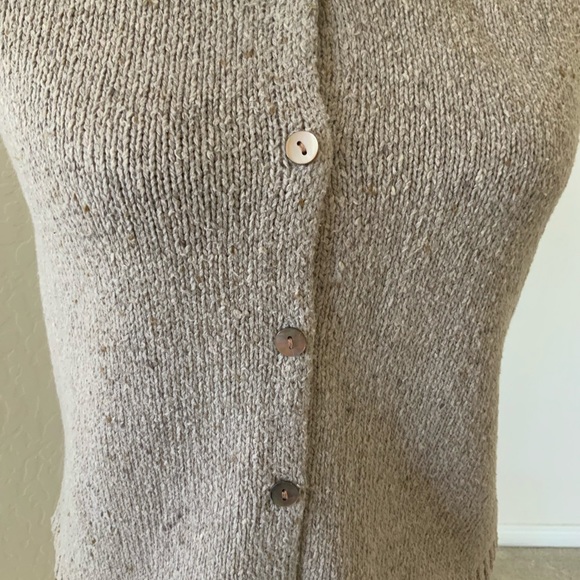 Vintage Button Up A Line Ann Klein Vest SZ M - Picture 3 of 8